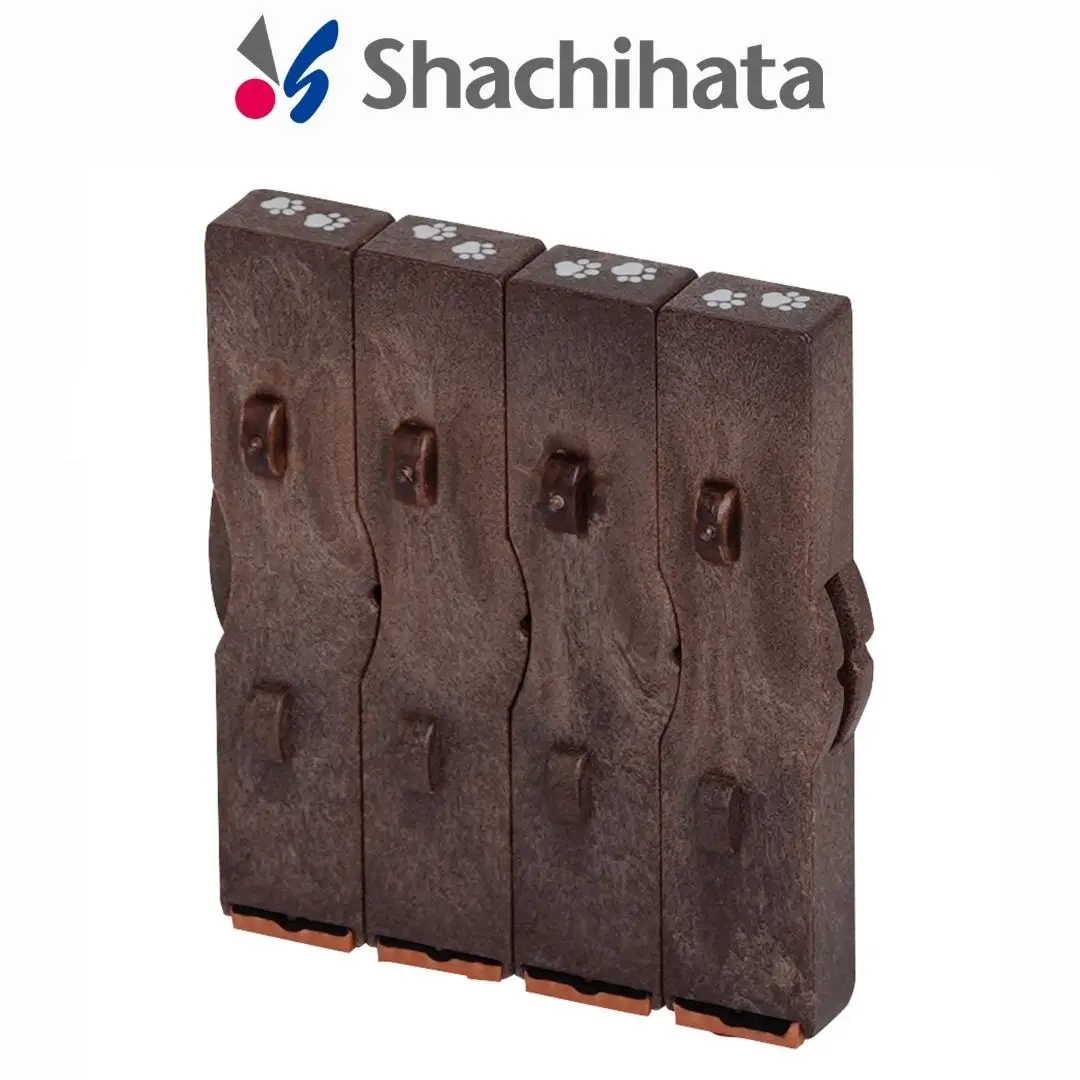 Shachihata連結章圖案4入擴充組/ 貓咪A2