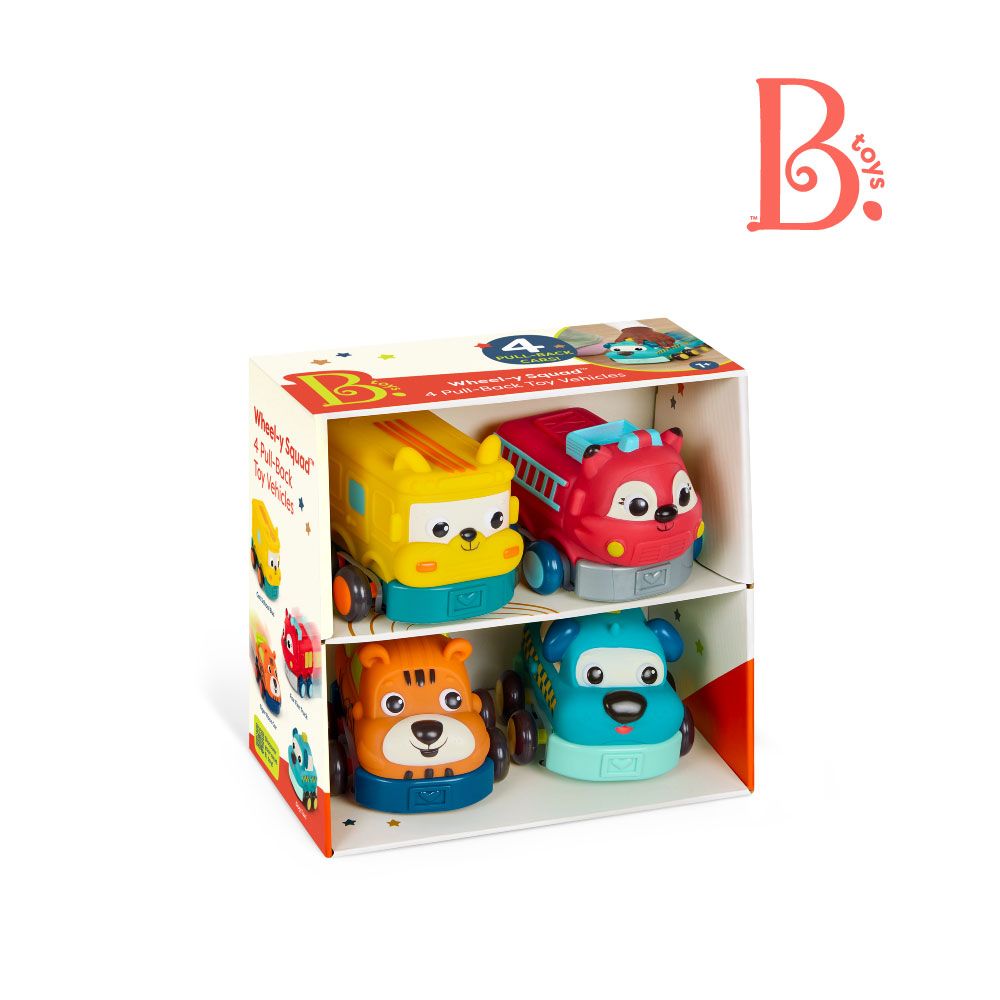 B.Toys 動物帶隊迴力車
