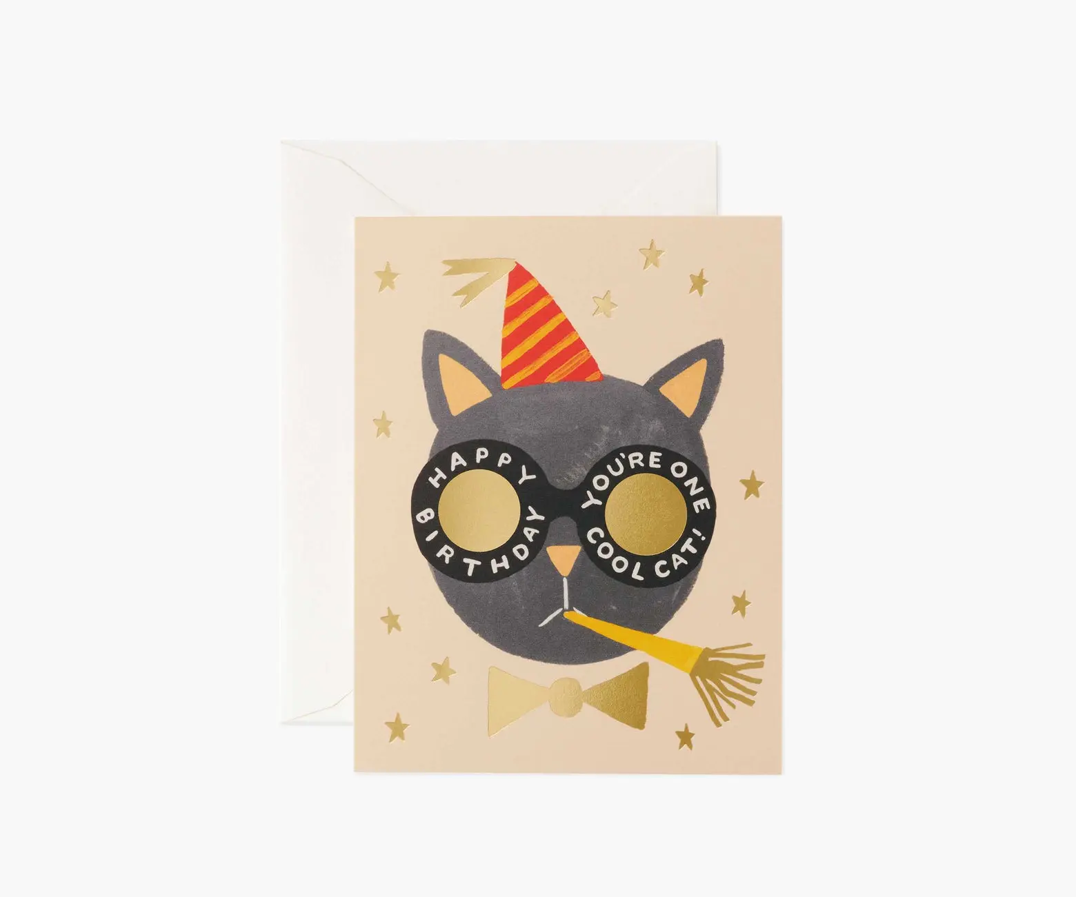 美國 RIFLE PAPER 生日卡/ Birthday Cat