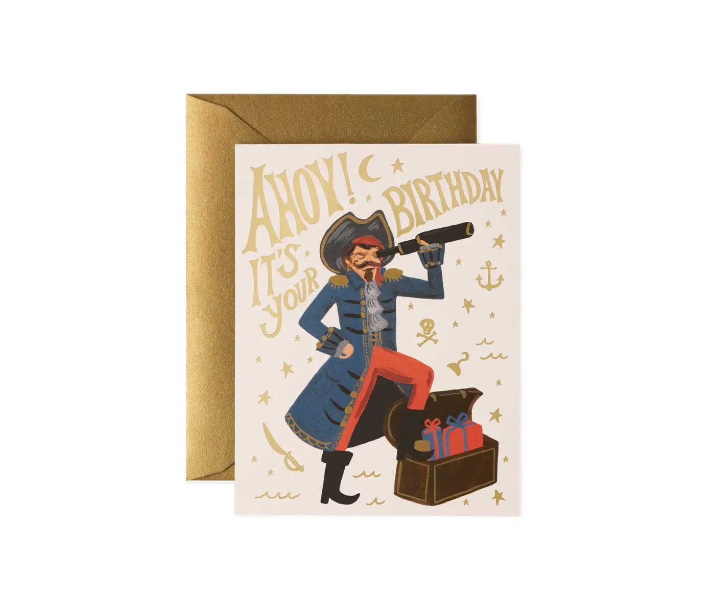 美國 RIFLE PAPER 生日卡/ Pirate Birthday