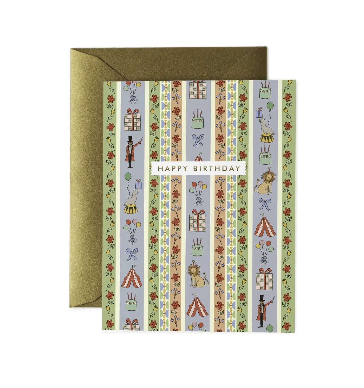美國 RIFLE PAPER 生日卡/ Carnival Birthday