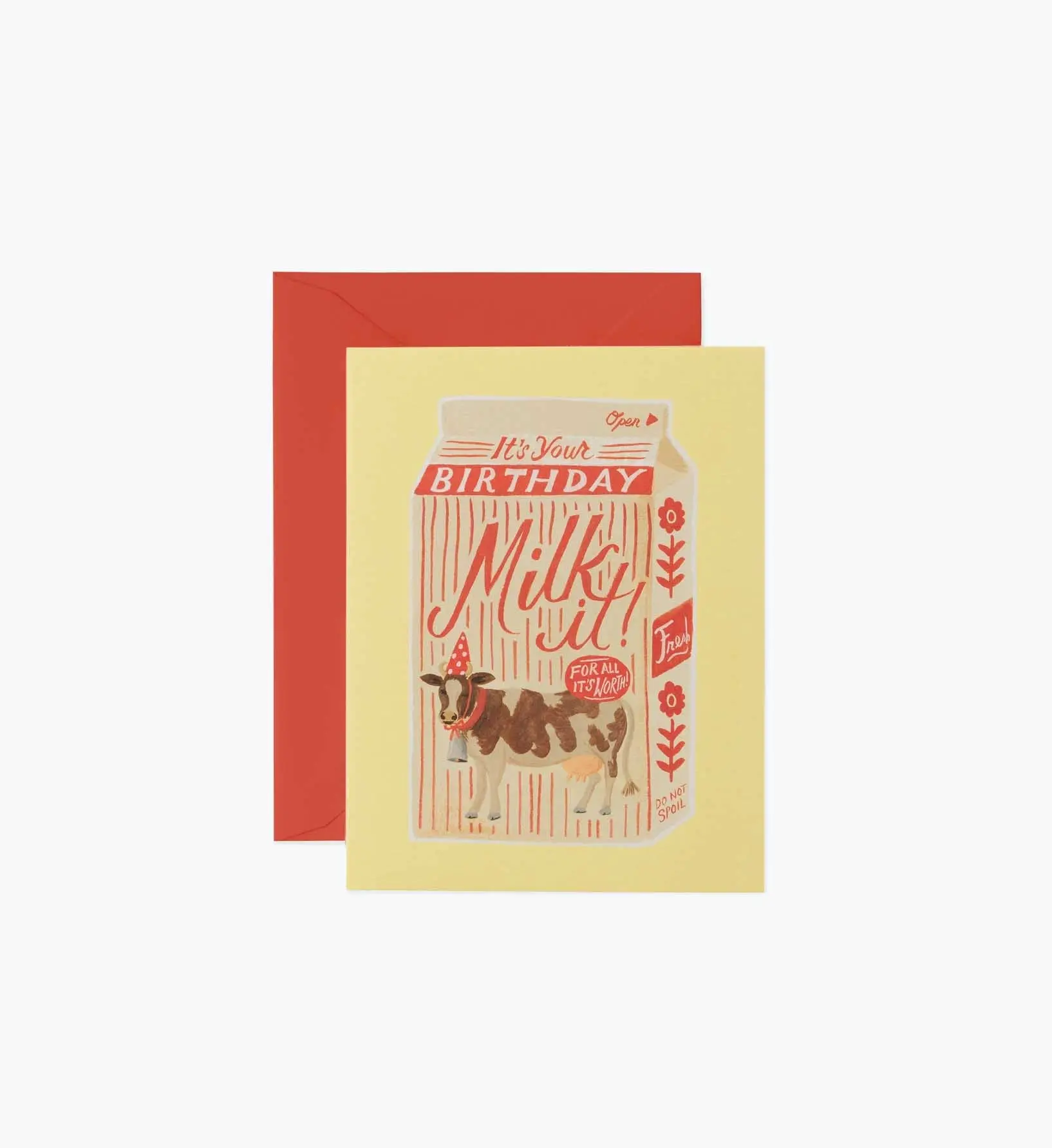 美國RIFLE PAPER 生日卡/ Milk It Birthday