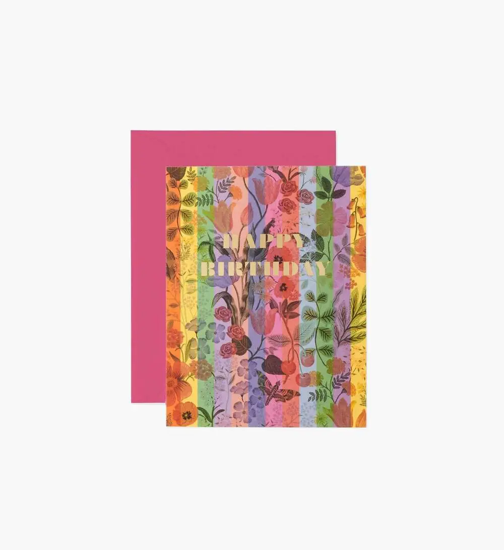 美國RIFLE PAPER 生日卡/ Kaleidoscope Birthday