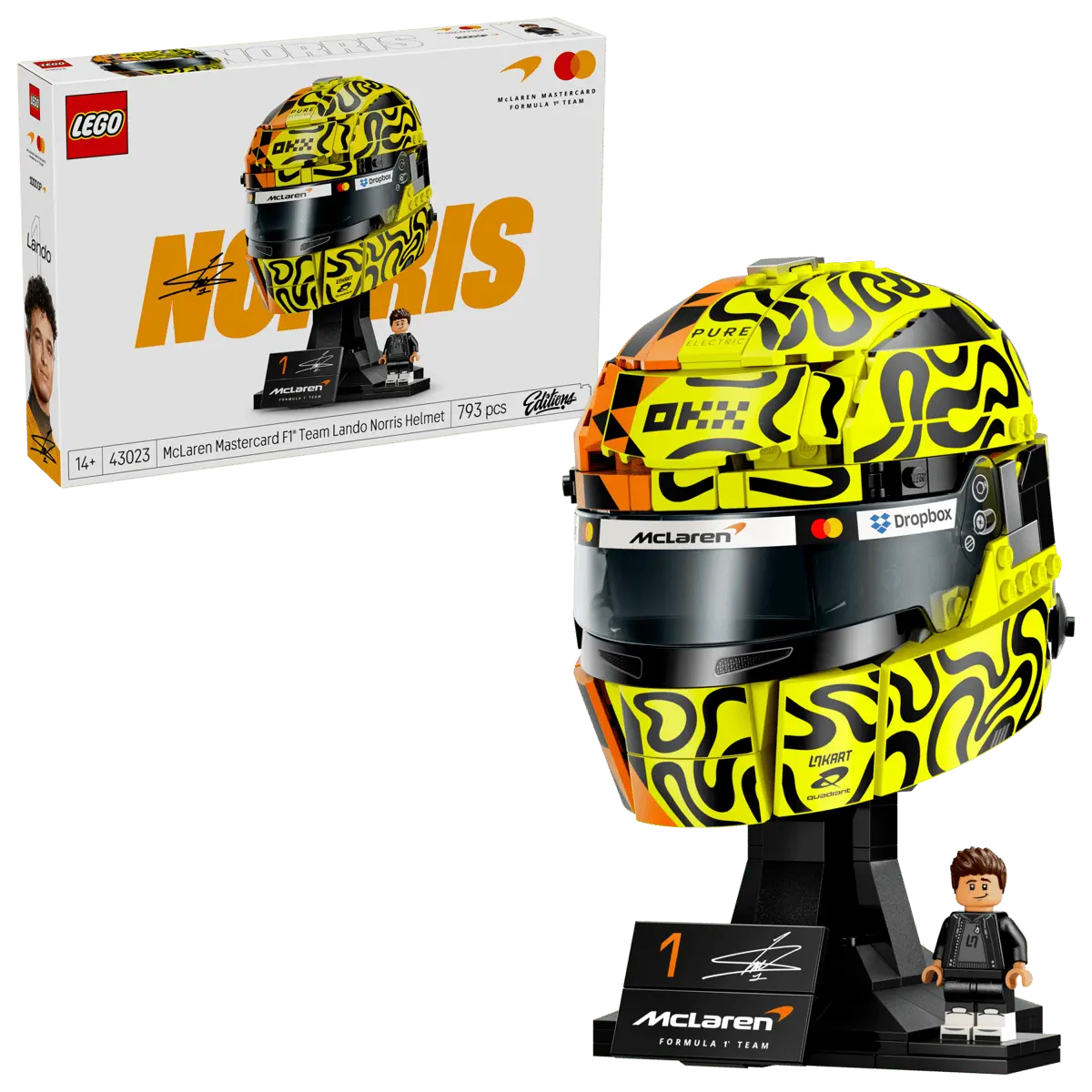 LEGO樂高積木/ Edition/ 43023/ F1-蘭多．諾里斯安全帽