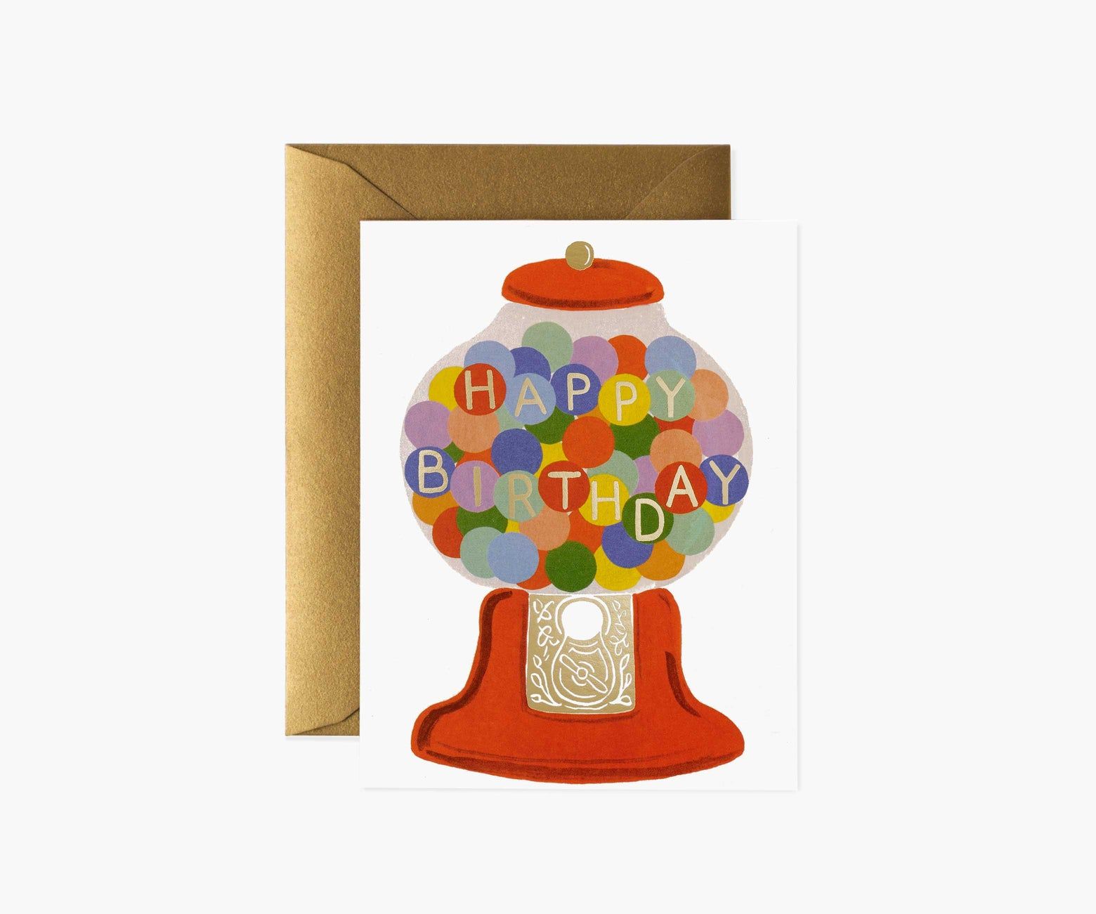美國RIFLE PAPER 生日卡/ Gumball Birthday