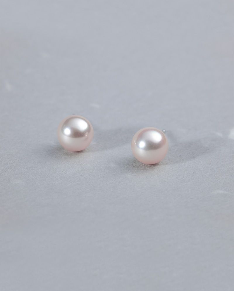 【ARTE WHITE】18K白金AKOYA海水珍珠耳環 7~7.5mm