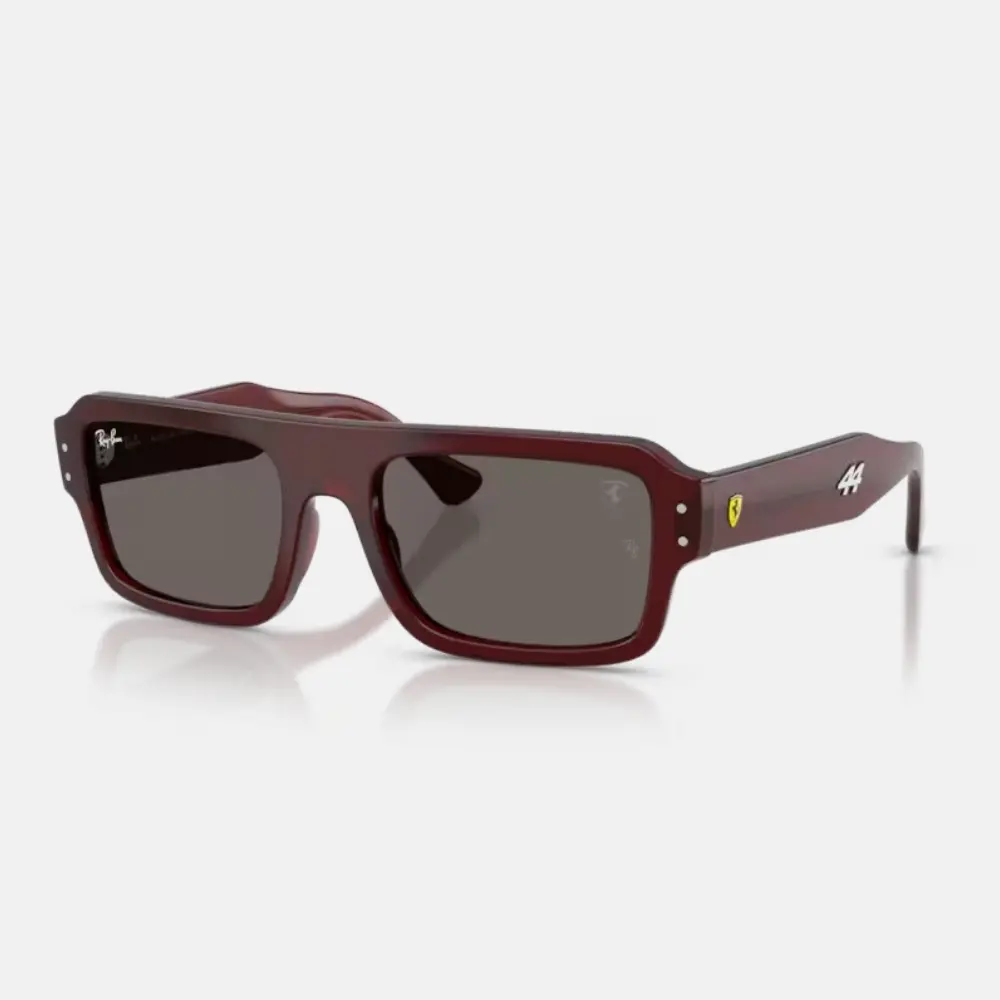 Ray Ban｜RB4454M-F710B1 法拉利聯名款 方形膠框太陽眼鏡/ 公司貨