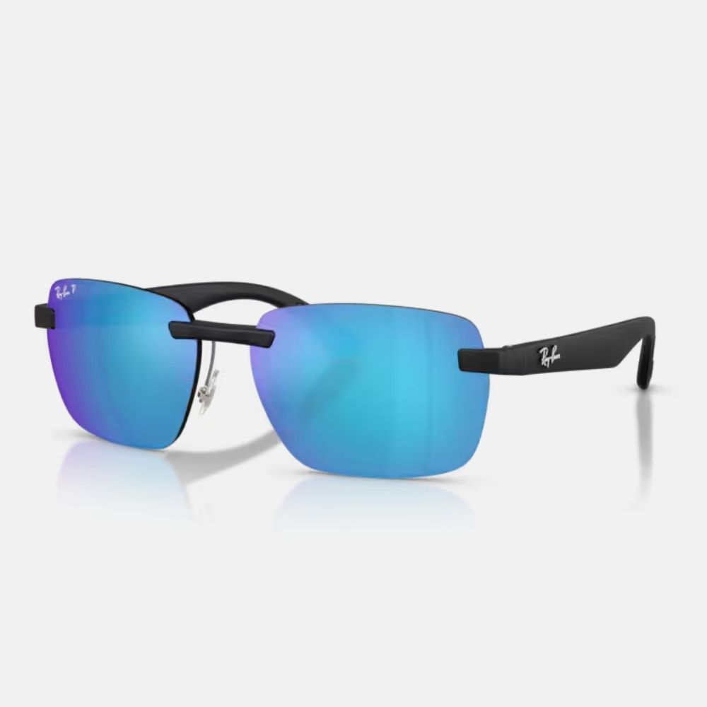Ray Ban｜RB4470CH-601SA1 方形無框偏光Chromance太陽眼鏡/ 公司貨