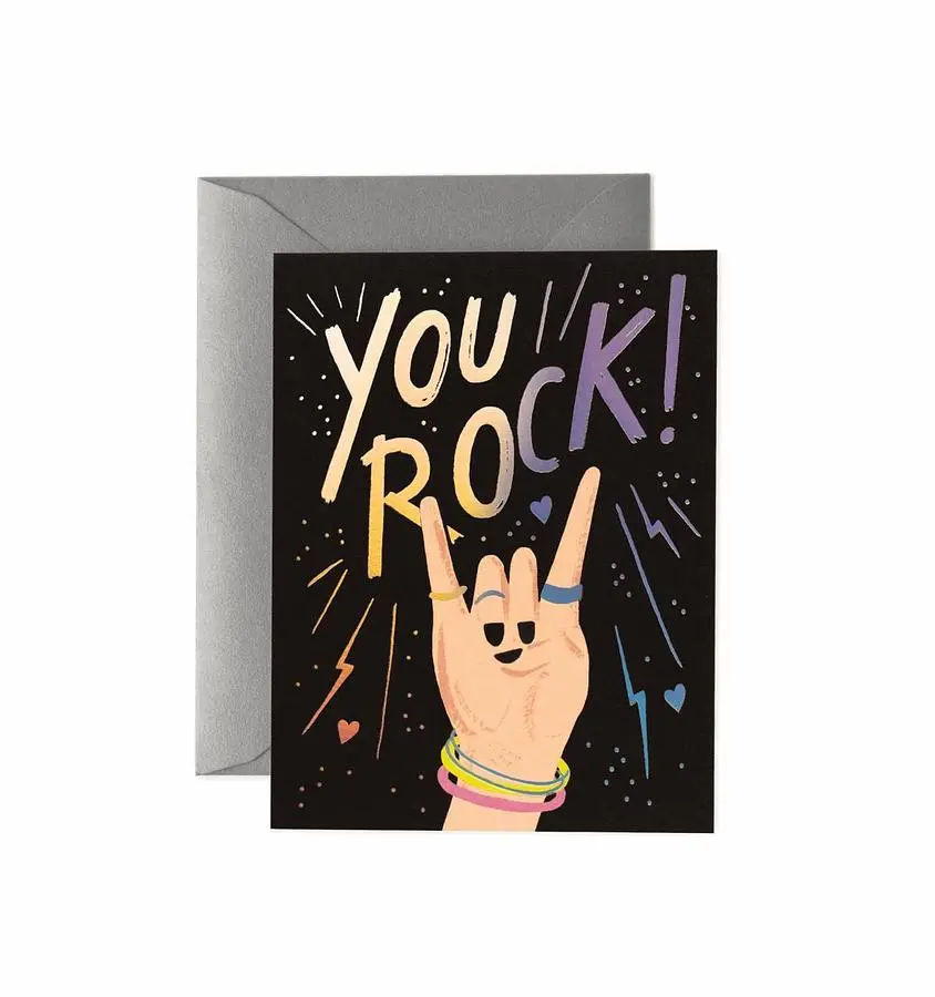 美國RIFLE PAPER 萬用卡/ You Rock