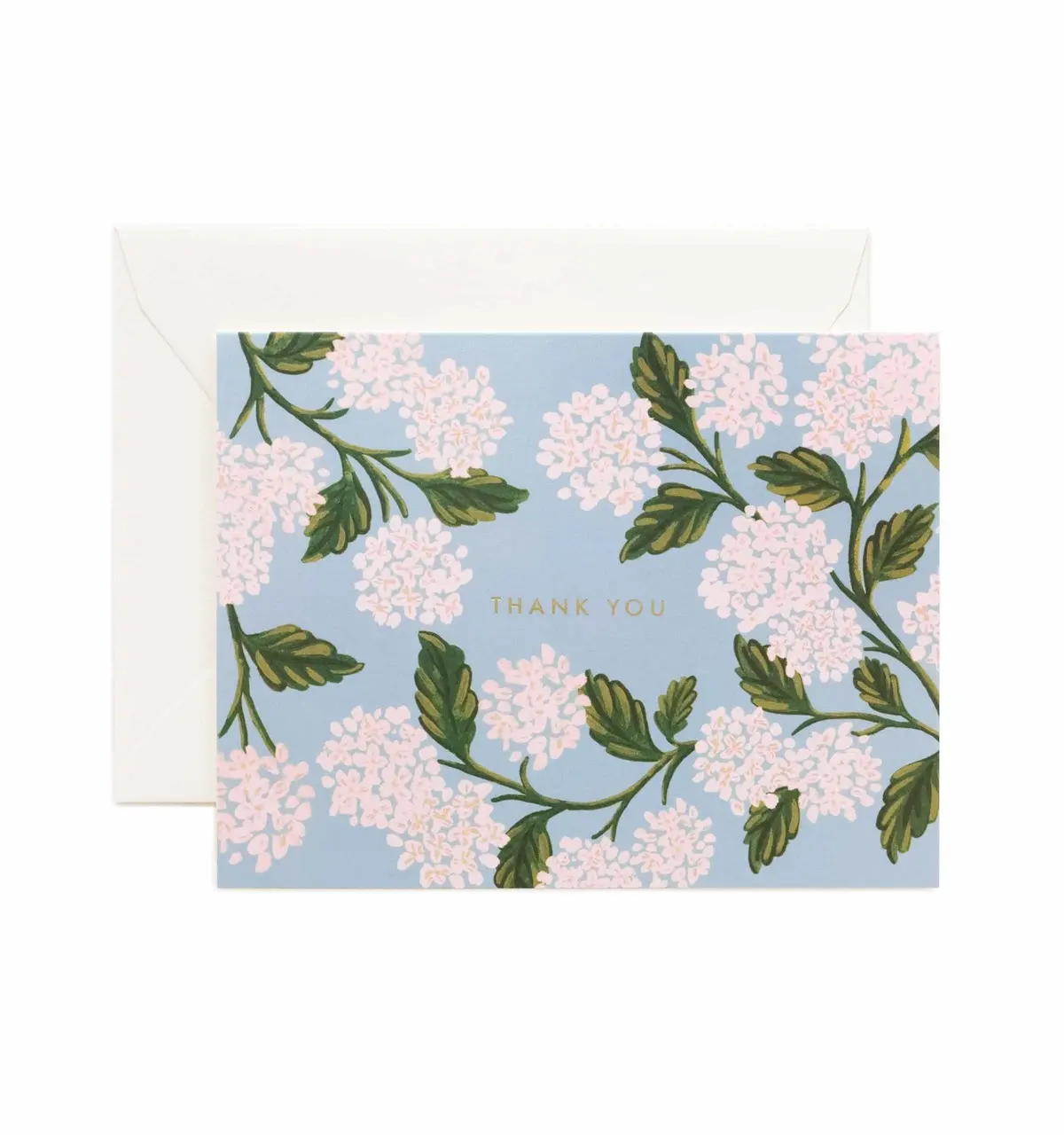 美國 RIFLE PAPER 感謝卡盒卡/ 8入/ Hydrangea Thank You