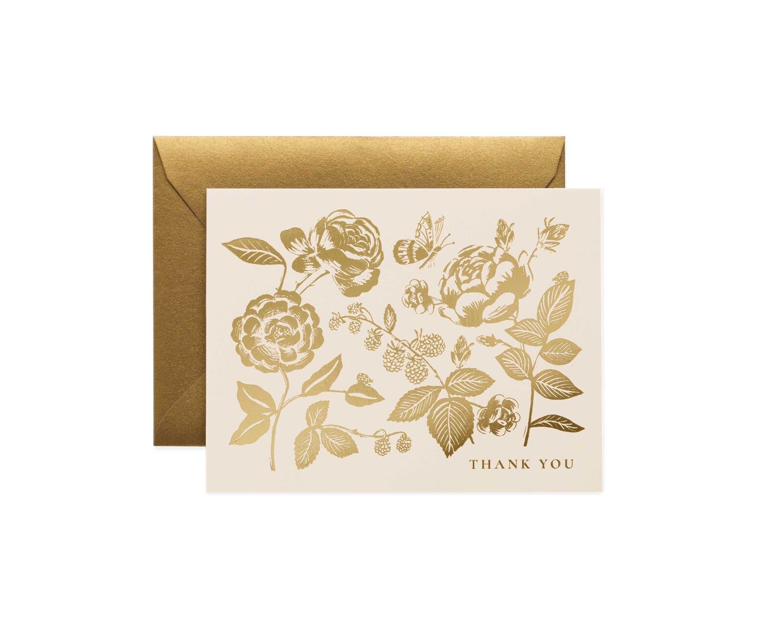 美國 RIFLE PAPER 感謝卡/ English Rose Thank You