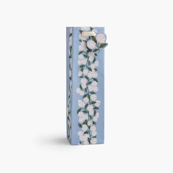 美國 RIFLE PAPER 包裝提袋/ Wine/ Hydrangea