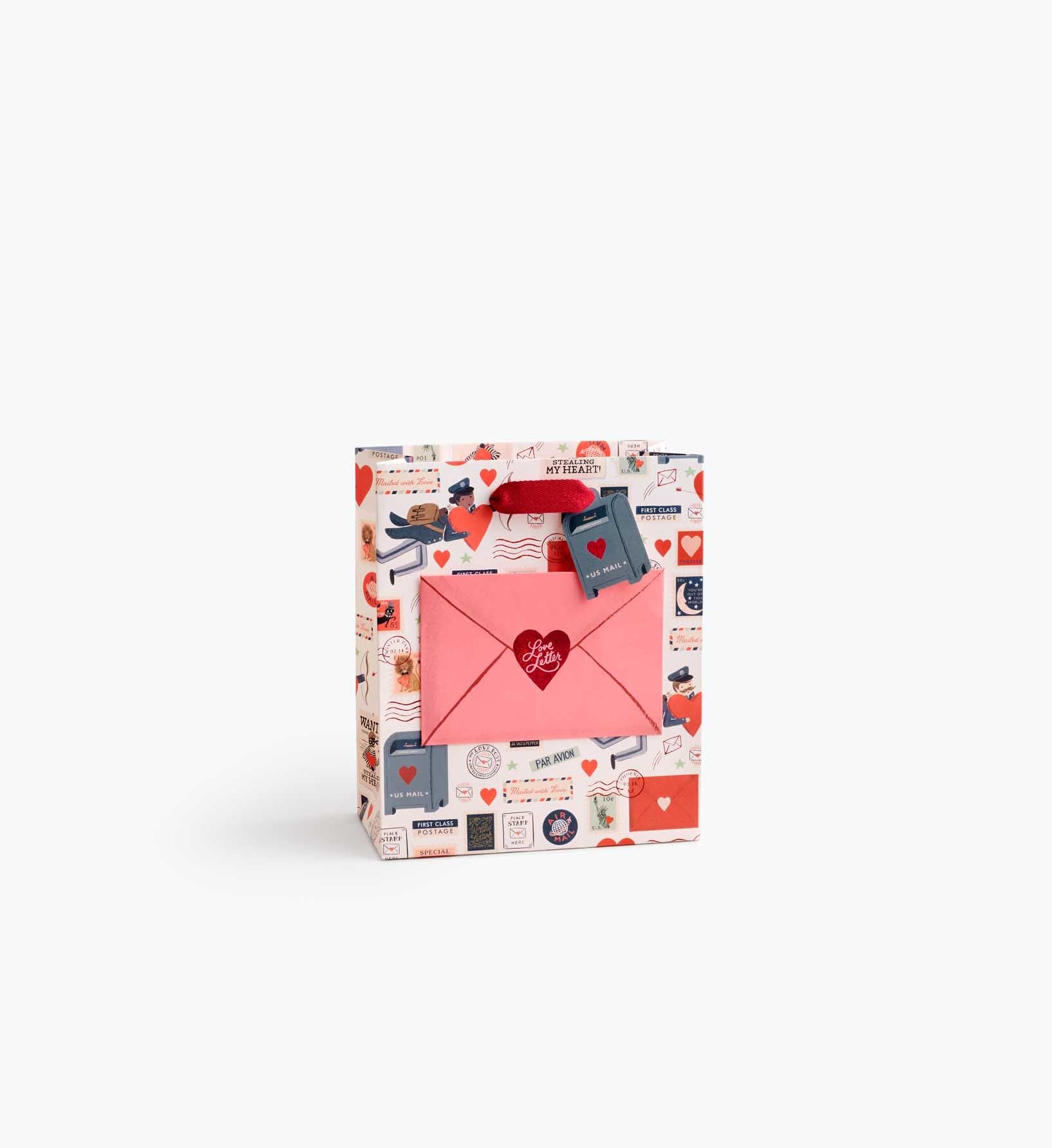 美國 RIFLE PAPER 包裝提袋/ M/ Love Letters