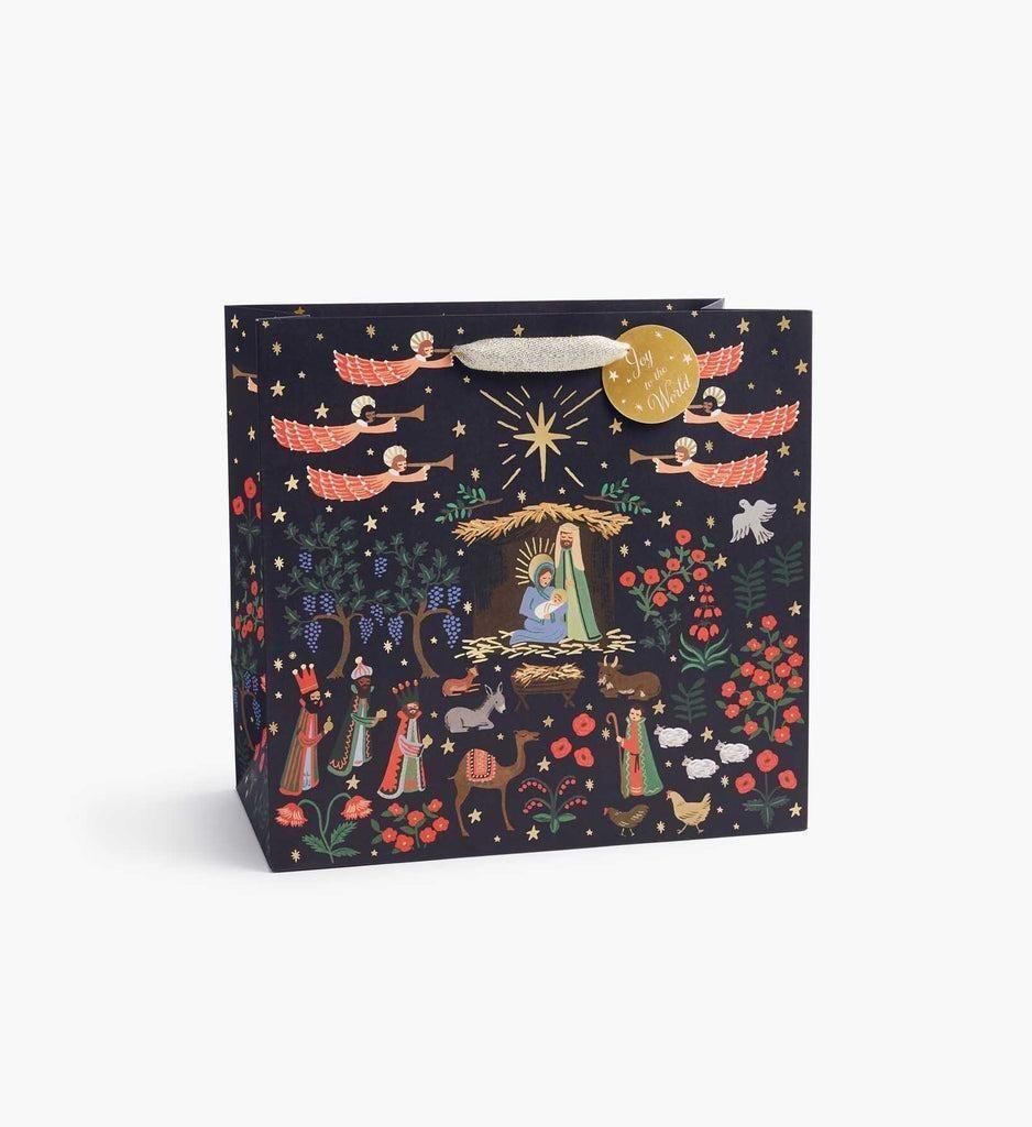 美國 RIFLE PAPER 包裝提袋/ Holiday/ L/ Nativity