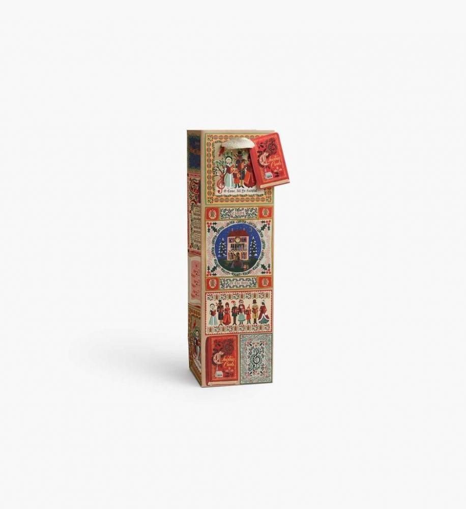 美國 RIFLE PAPER 包裝提袋/ Holiday/ W/ Christmas Carols