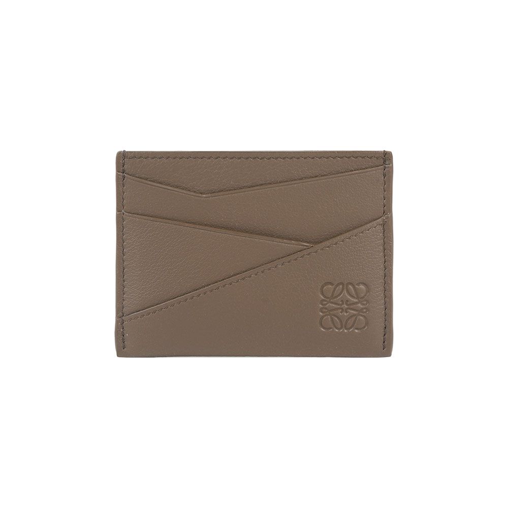【LOEWE】Puzzle 經典小牛皮名片/卡片夾(棕色)/ 平行輸入