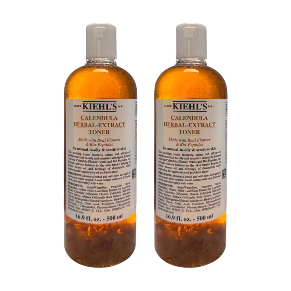 KIEHL'S 契爾氏 金盞花植物精華化妝水 500ml/2入組/ 平行輸入