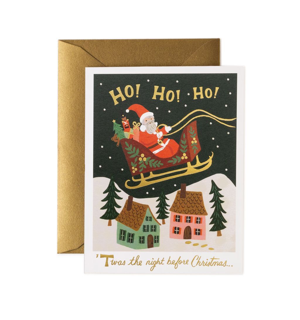 美國RIFLE PAPER 聖誕卡/ Christmas Delivery