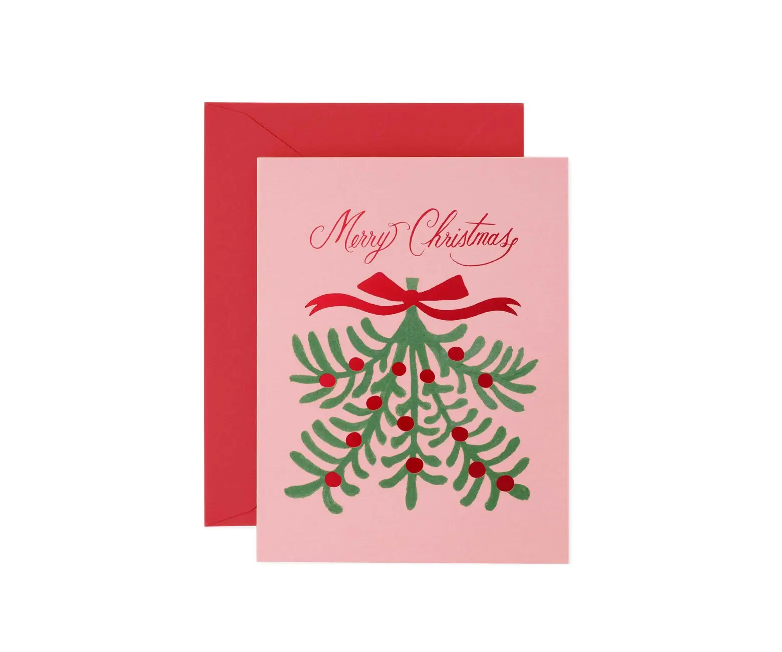 美國 RIFLE PAPER 聖誕卡/ Merry Christmas Mistletoe