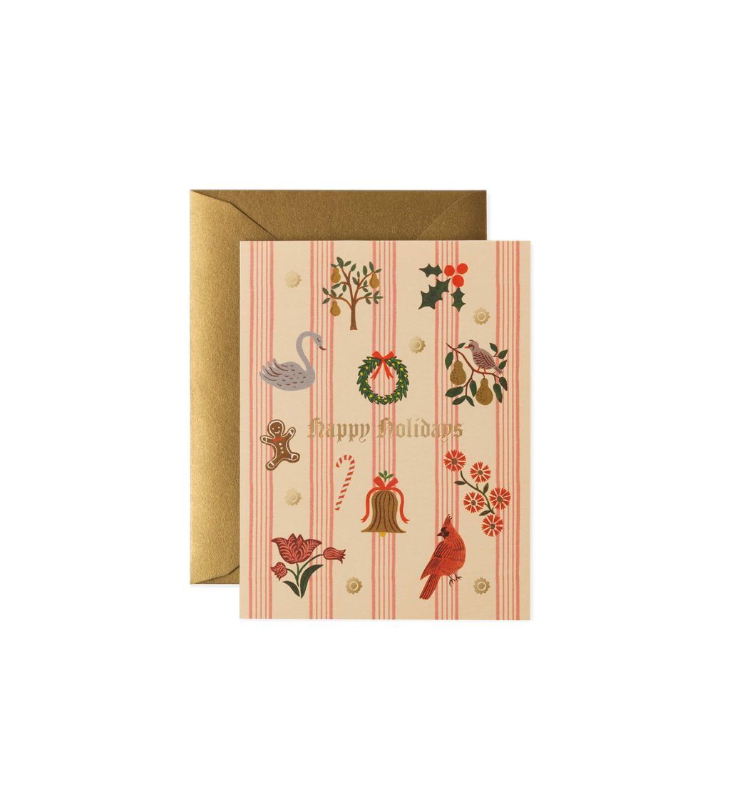 美國RIFLE PAPER 聖誕卡/ Yuletide
