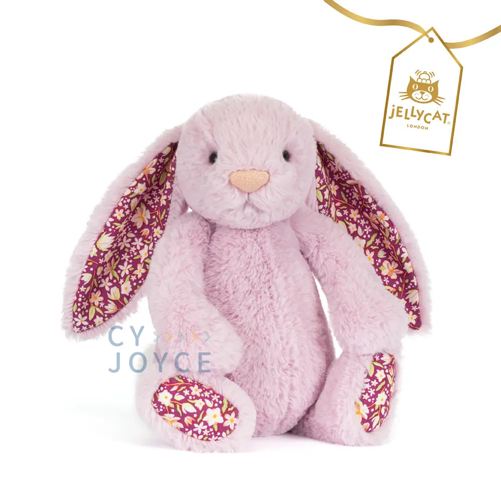 Jellycat奢華致臻安撫碎花兔/ Thistlepop Blossom薊花紫/ 31cm