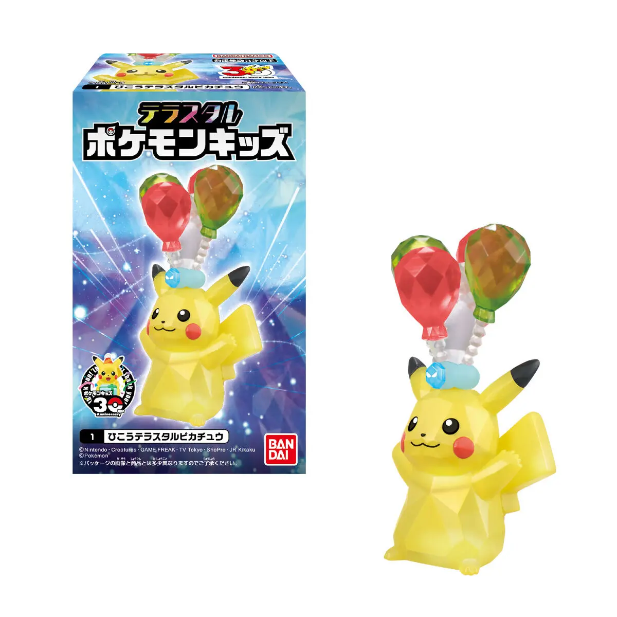 BANDAI POKEMON KIDS/ 帕底亞地區/ 太晶化/ 共6款隨機出貨