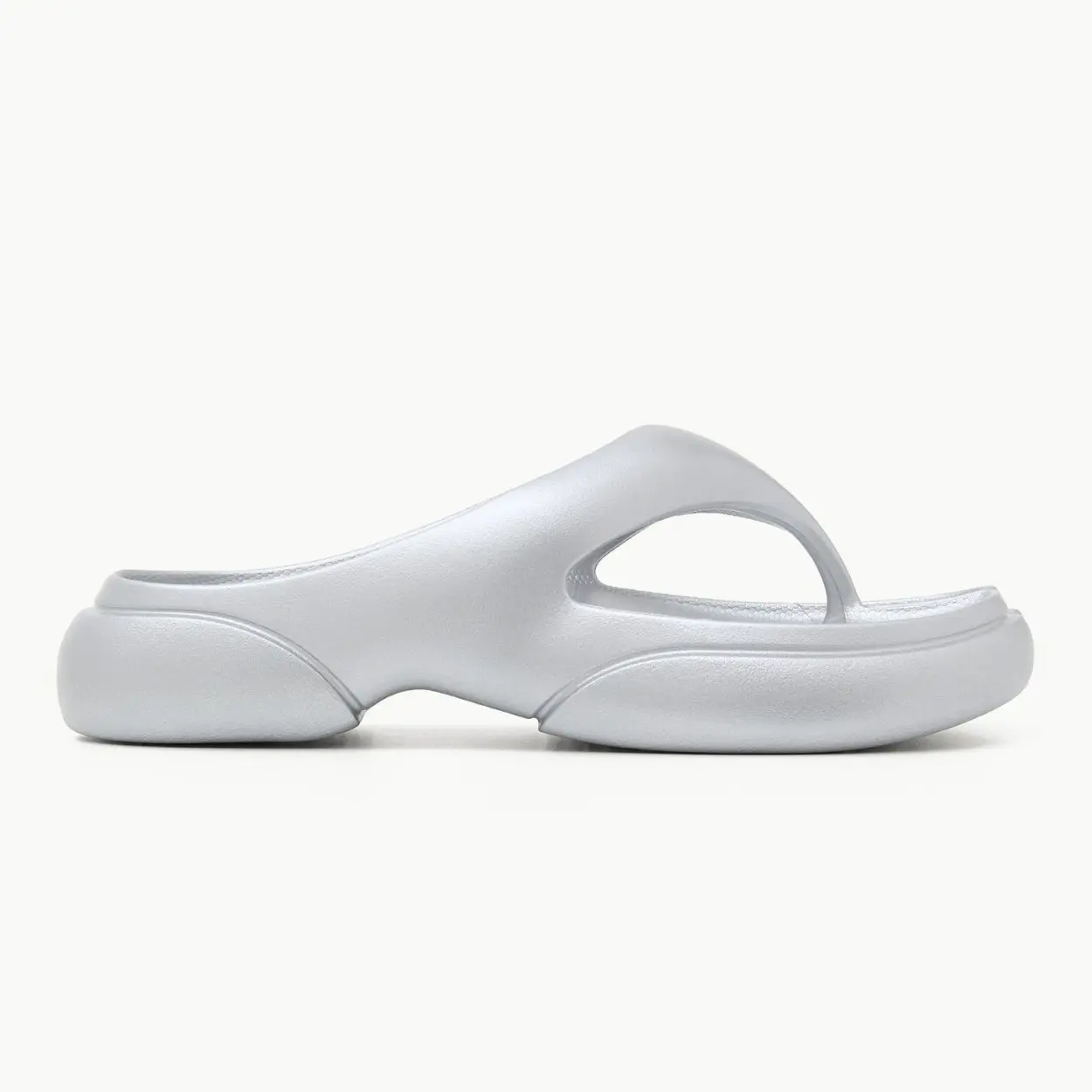 韓國 ()PAES Flipflop02 Jennie同款人字分趾拖鞋/ 銀色Silver/ 預購 24 cm