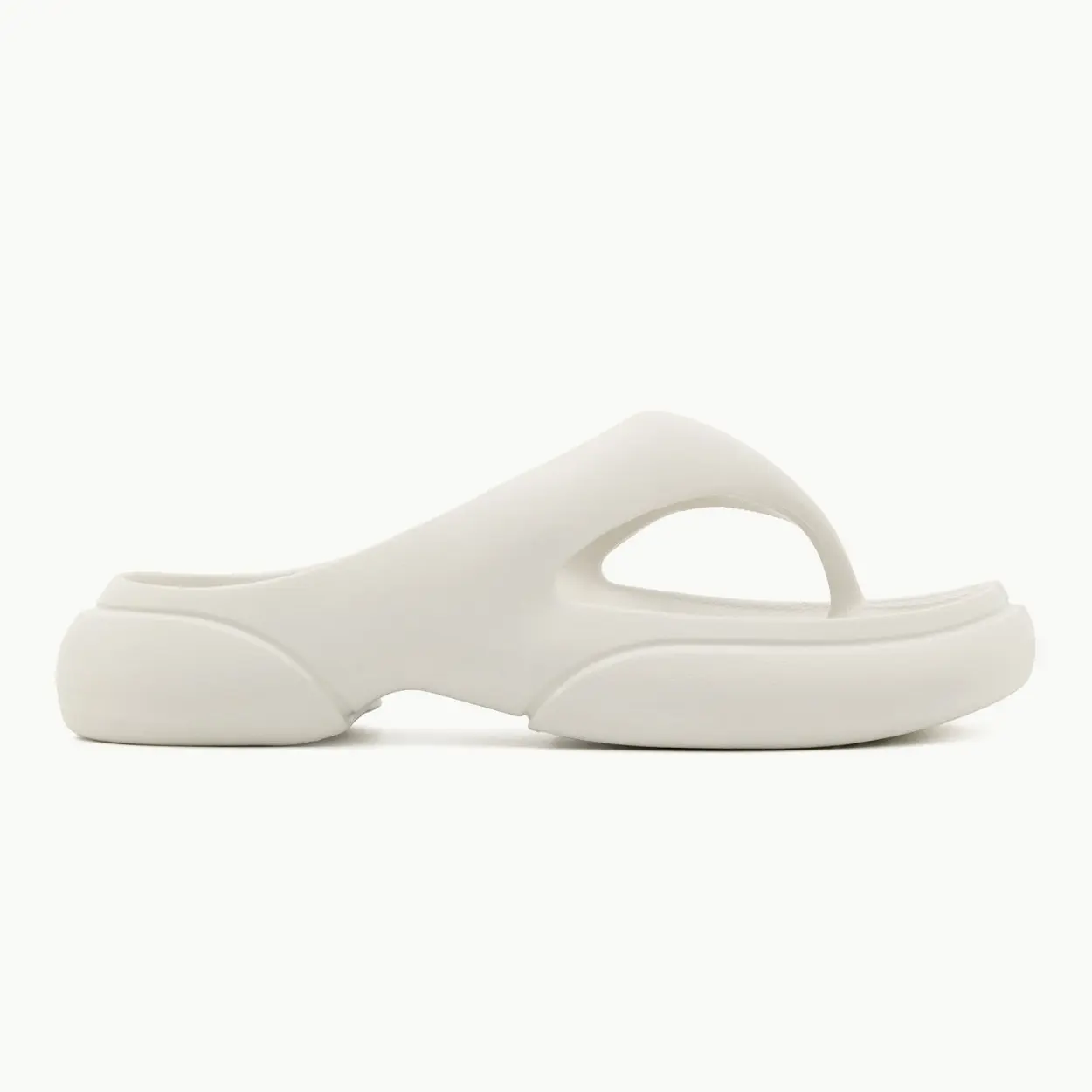 韓國 ()PAES Flipflop02 Jennie同款人字分趾拖鞋/ 奶油白Cream/ 預購 26 cm