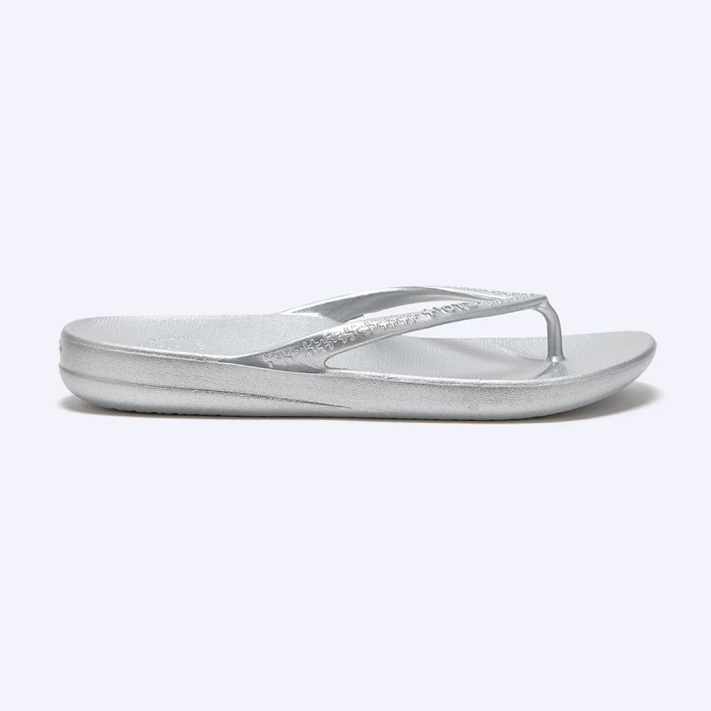 韓國限定 OTZ COBBS FLIP FLOP 輕量夾腳拖鞋/ 銀色/ 預購 26 cm