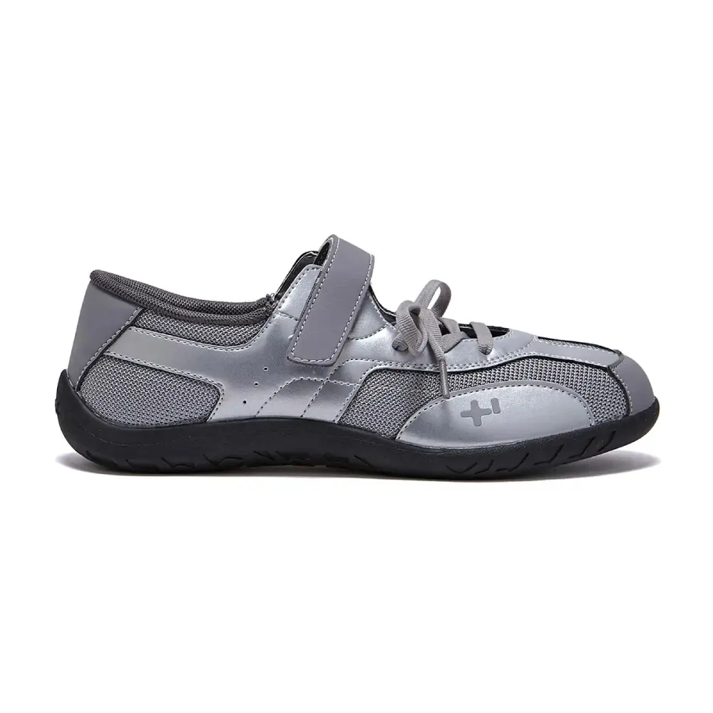 韓國限定 OTZ ROMARY LACE-UP SNEAKERS 低筒綁帶休閒鞋/ 銀色/ 預購 22 cm