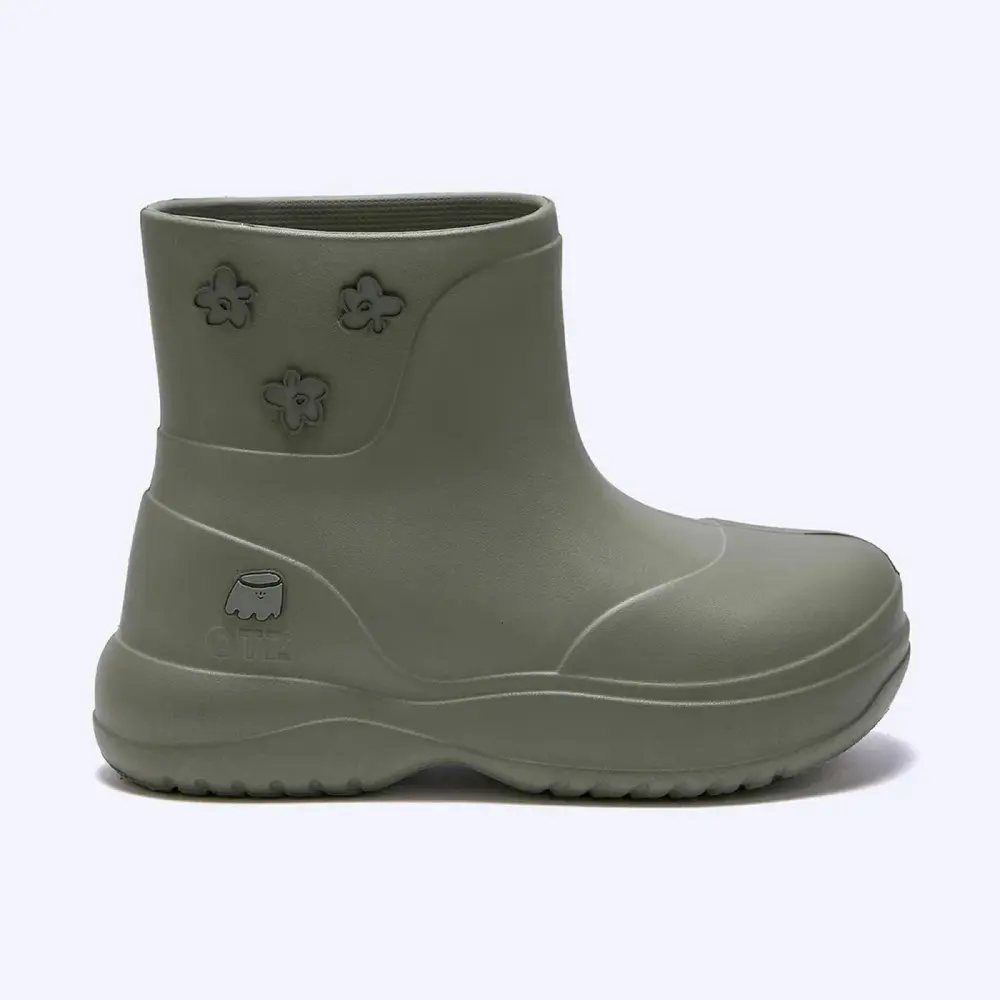 韓國限定 OTZ x UMU BIDDLE PLATFORM RAIN BOOTS 厚底短筒雨靴/ 抹茶綠/ 預購 25 cm