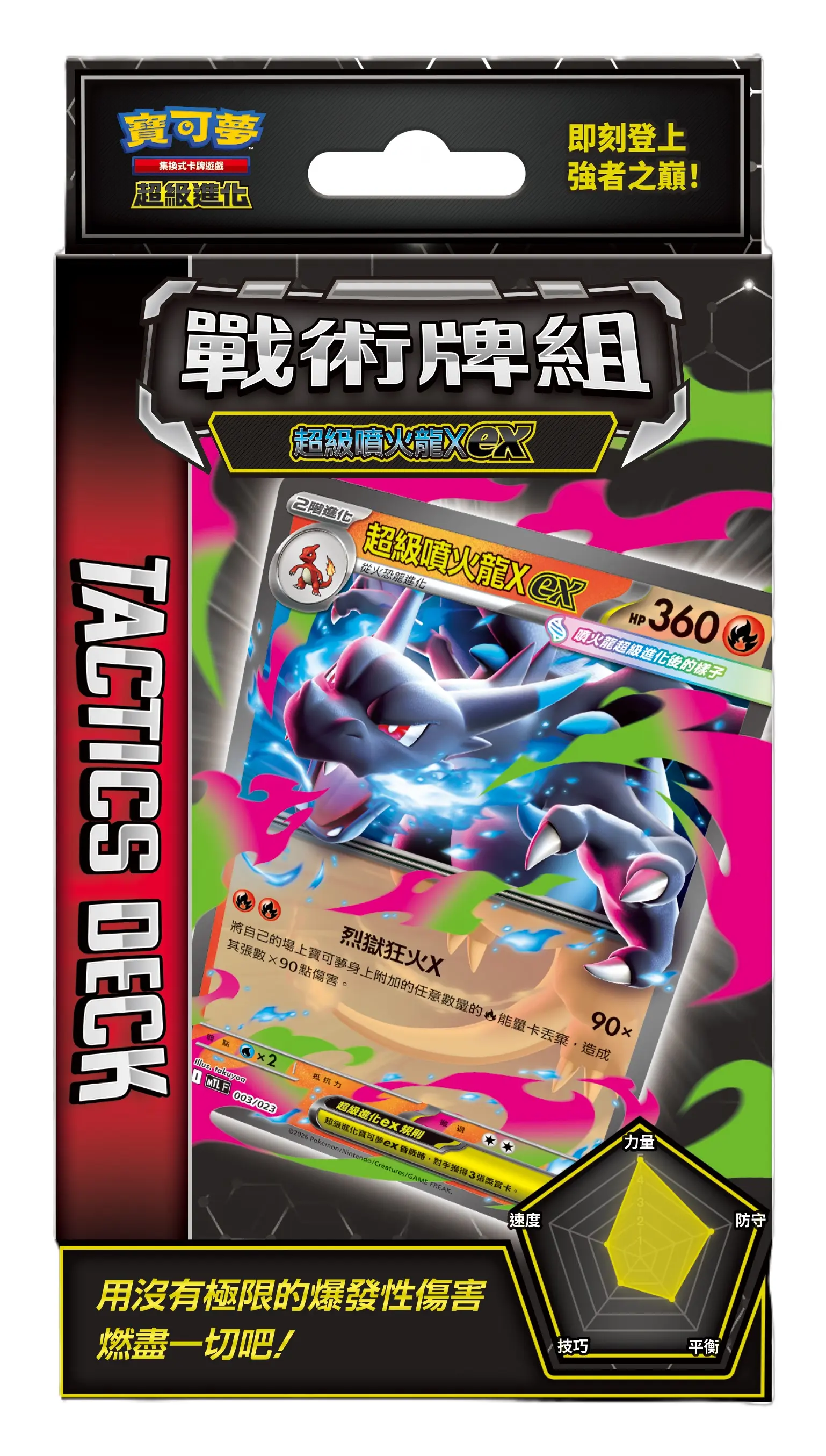 PTCG寶可夢集換式卡牌遊戲/ 超級進化/ 戰術牌組/ 超級噴火龍Xex  MTL
