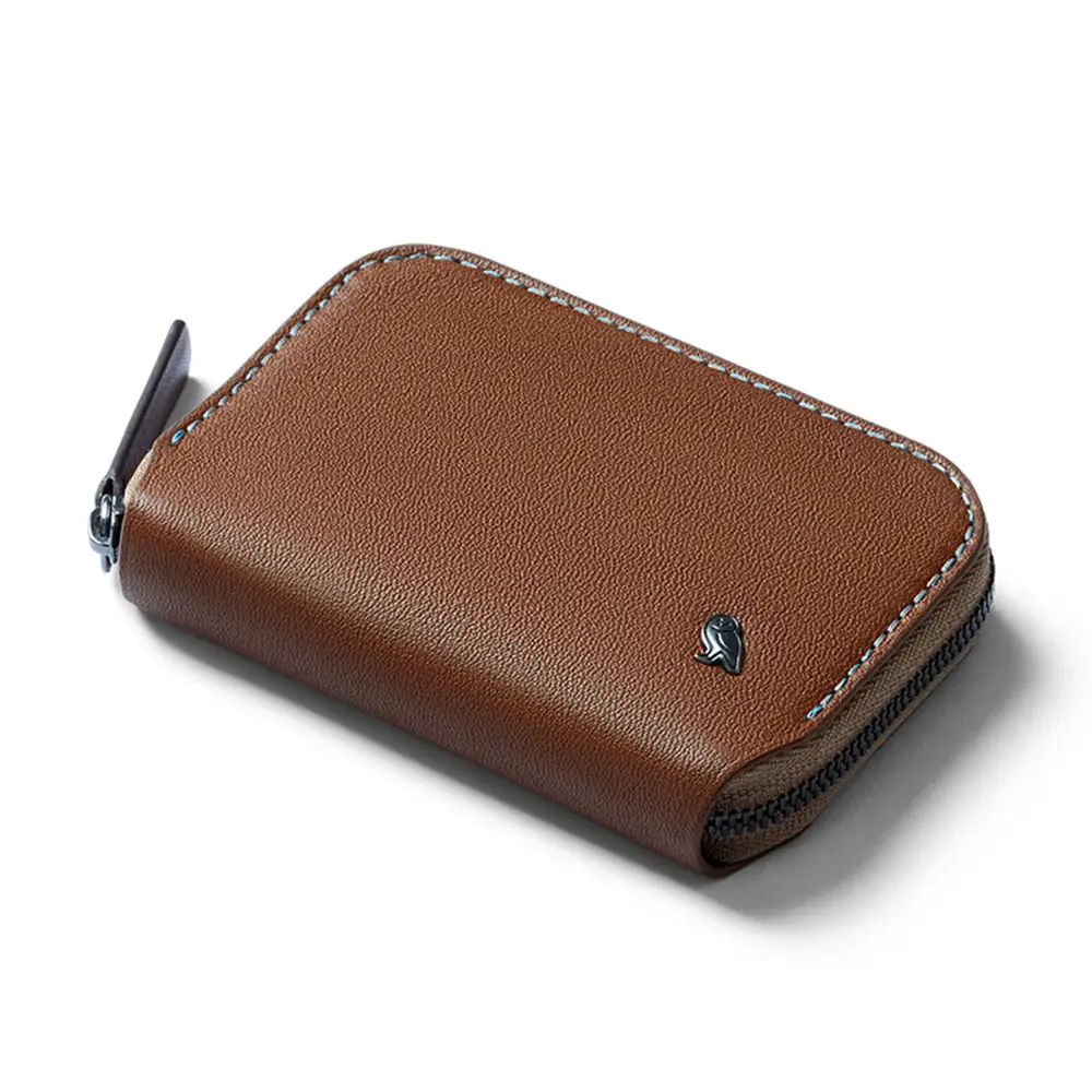 Bellroy Folio Mini 小型隨身皮革零錢包 RFID防盜 拉鍊皮包 卡片收納包 送禮 禮物 推薦(榛果棕色)