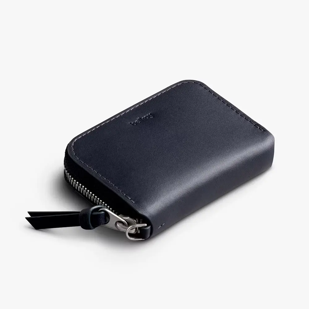 Bellroy Folio Piccolo 小型隨身皮革錢包 卡片收納包 零錢包 鑰匙包 攜帶便利 禮物 送禮 推薦(海軍藍)