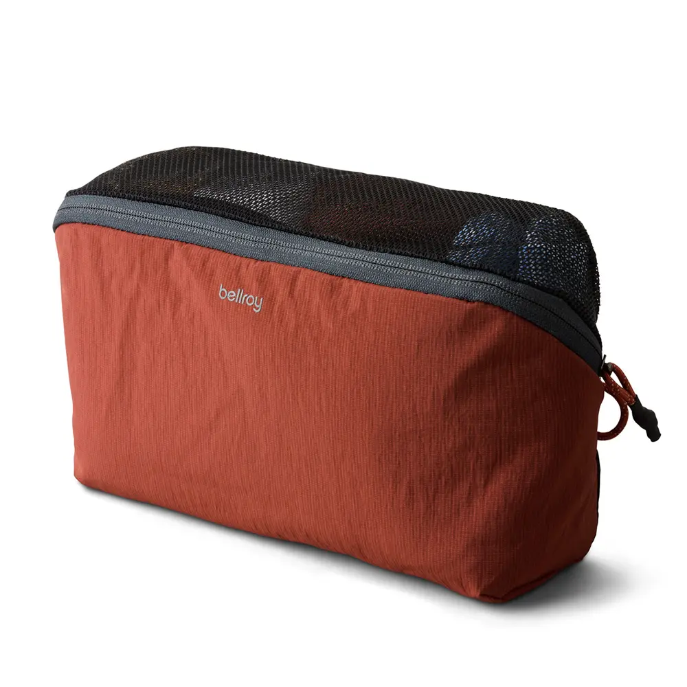 Bellroy Lite Packing Cube 4L 旅行收納袋 衣物收納 化妝包 小物收納包 盥洗包 禮物 送禮 推薦(橘棕色)