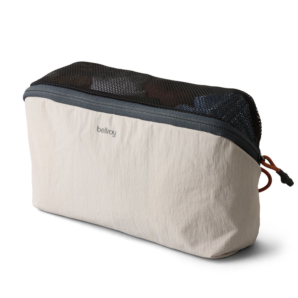 Bellroy Lite Packing Cube 4L 旅行收納袋 衣物收納 化妝包 小物收納包 盥洗包 禮物 送禮 推薦(灰白色)