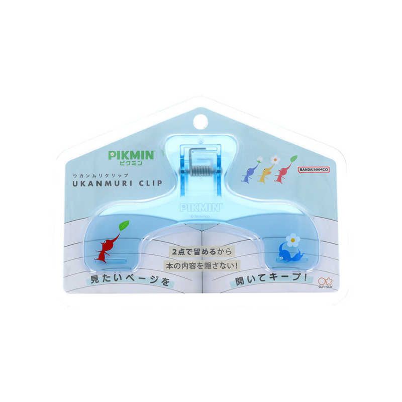 日本 sun-star 防翻頁M型書夾/ 皮克敏/ 淺藍