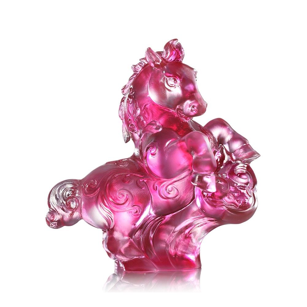 琉璃工房 LIULI 如意十二福寶-千里小馬