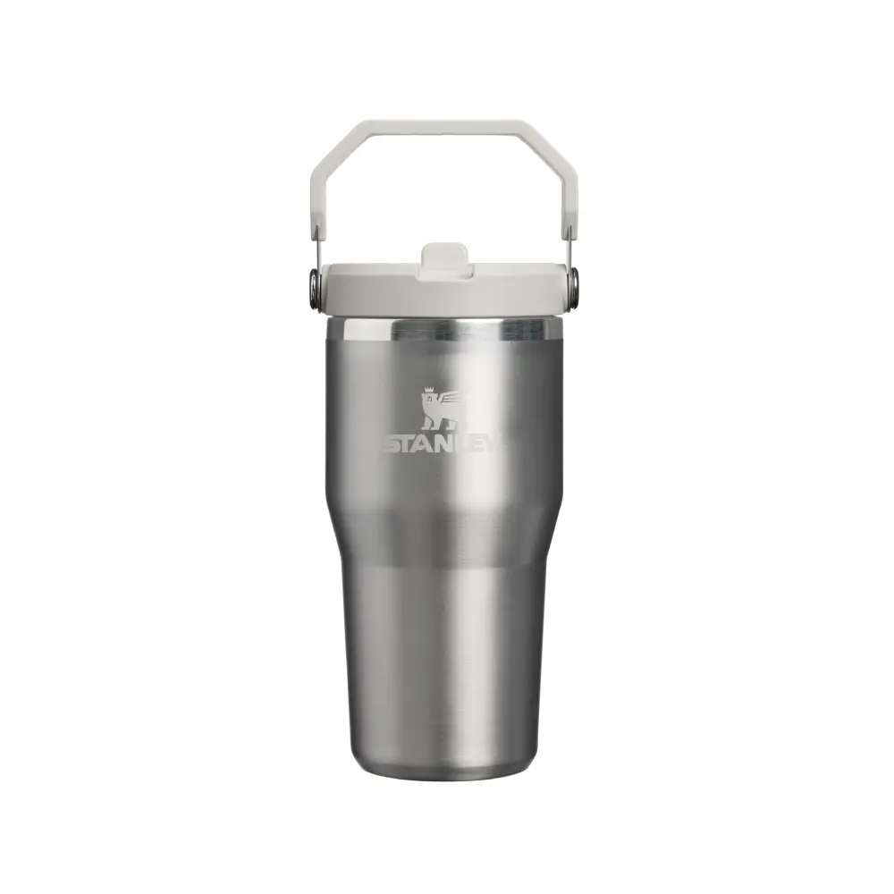 STANLEY經典系列IceFlow手提吸管杯2.0/ 0.59L/ 鋼鐵灰