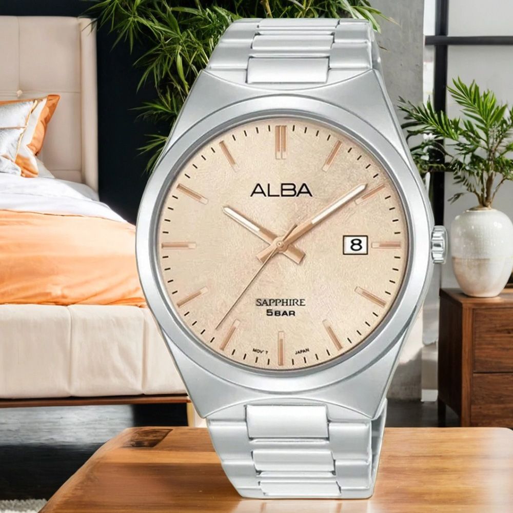 ALBA 簡約時尚大三針手錶-41mm 禮物 送禮 推薦(AS9V79X1/VJ42-X384P)
