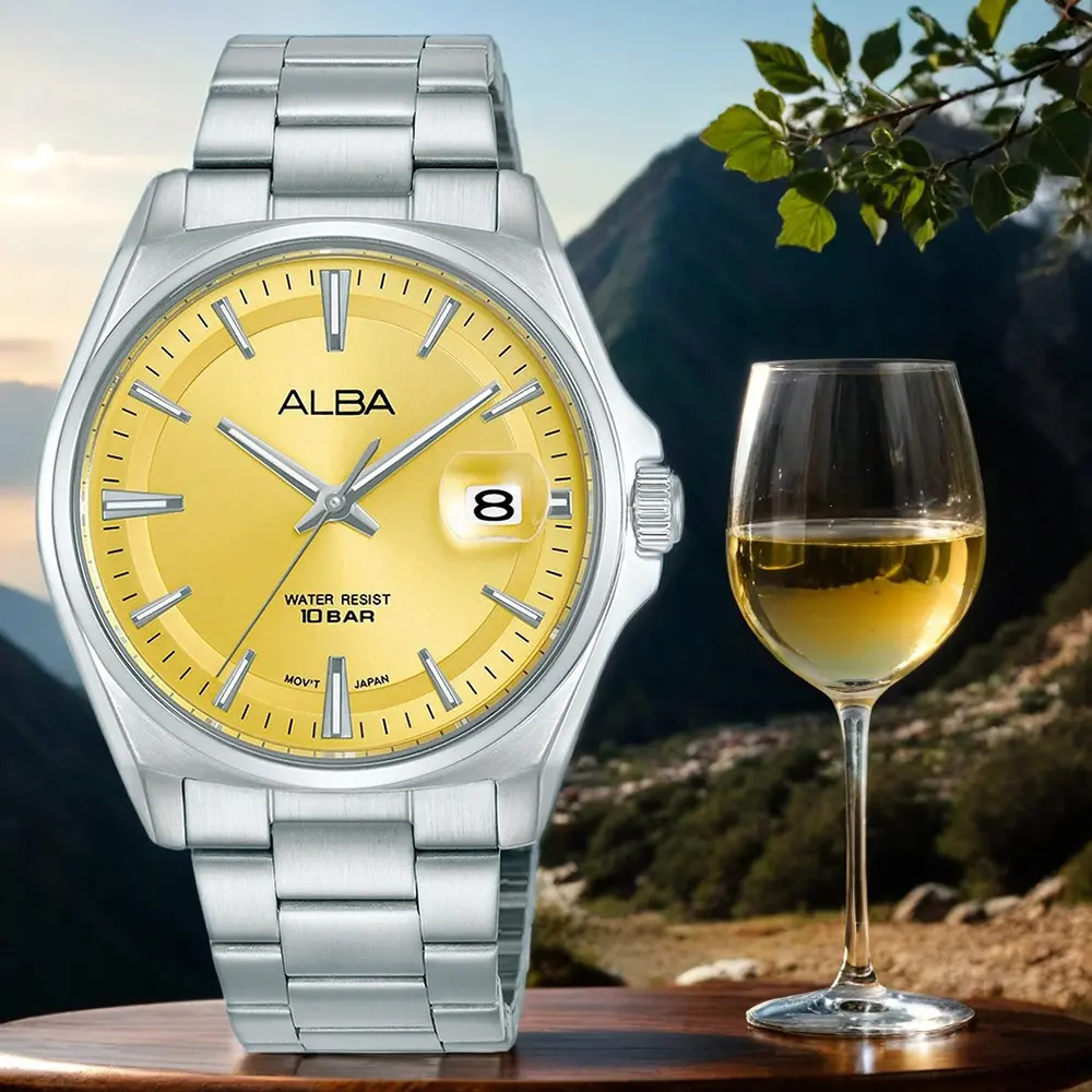 ALBA 簡約時尚大三針手錶-39mm 禮物 送禮 推薦(AS9V95X1/VJ42-X385Y)
