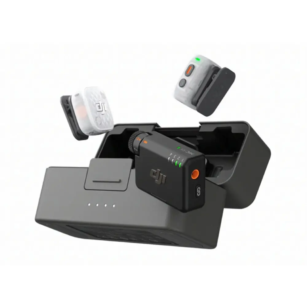 DJI Mic Mini 2S 迷你無線麥克風 (兩發一收, 含充電盒) 公司貨