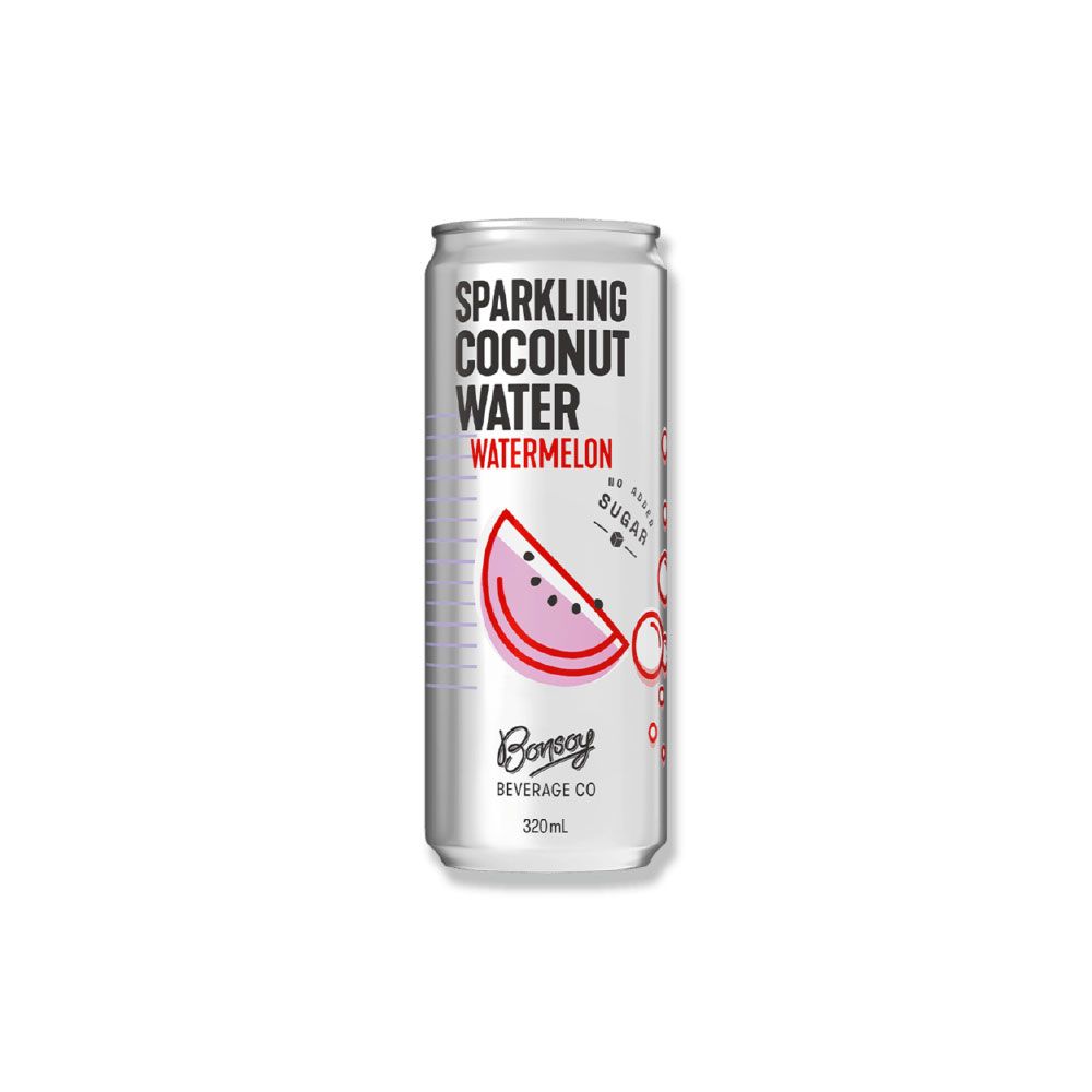 Bonsoy 西瓜氣泡椰子水 320ml × 12入/箱
