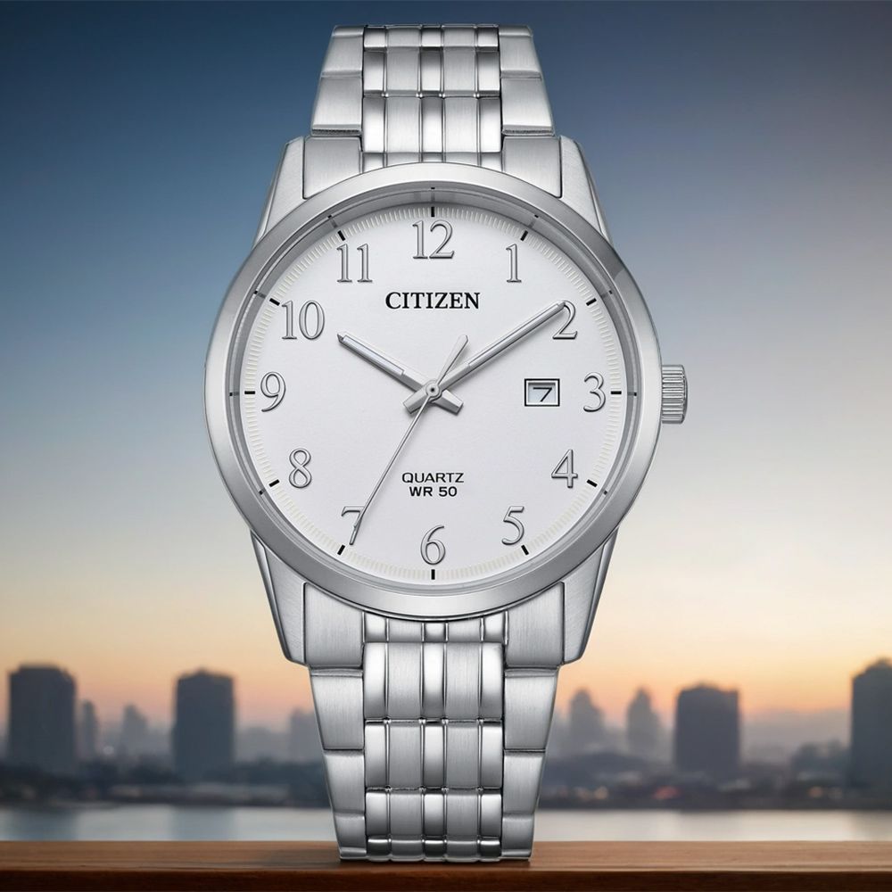 CITIZEN 星辰 限量 紳士日期手錶-39mm(BI5008-51A)