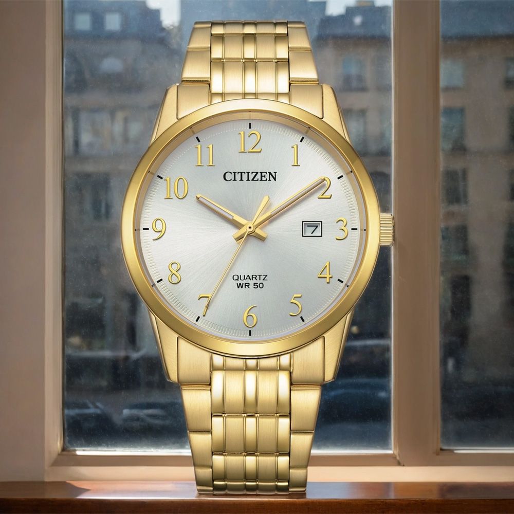 CITIZEN 星辰 限量 紳士日期手錶-39mm(BI5009-58A)