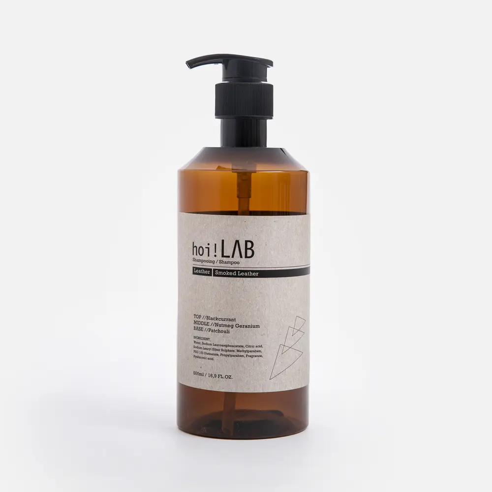 【hoi!LAB】實驗室-洗髮精500ml/ 煙燻皮革