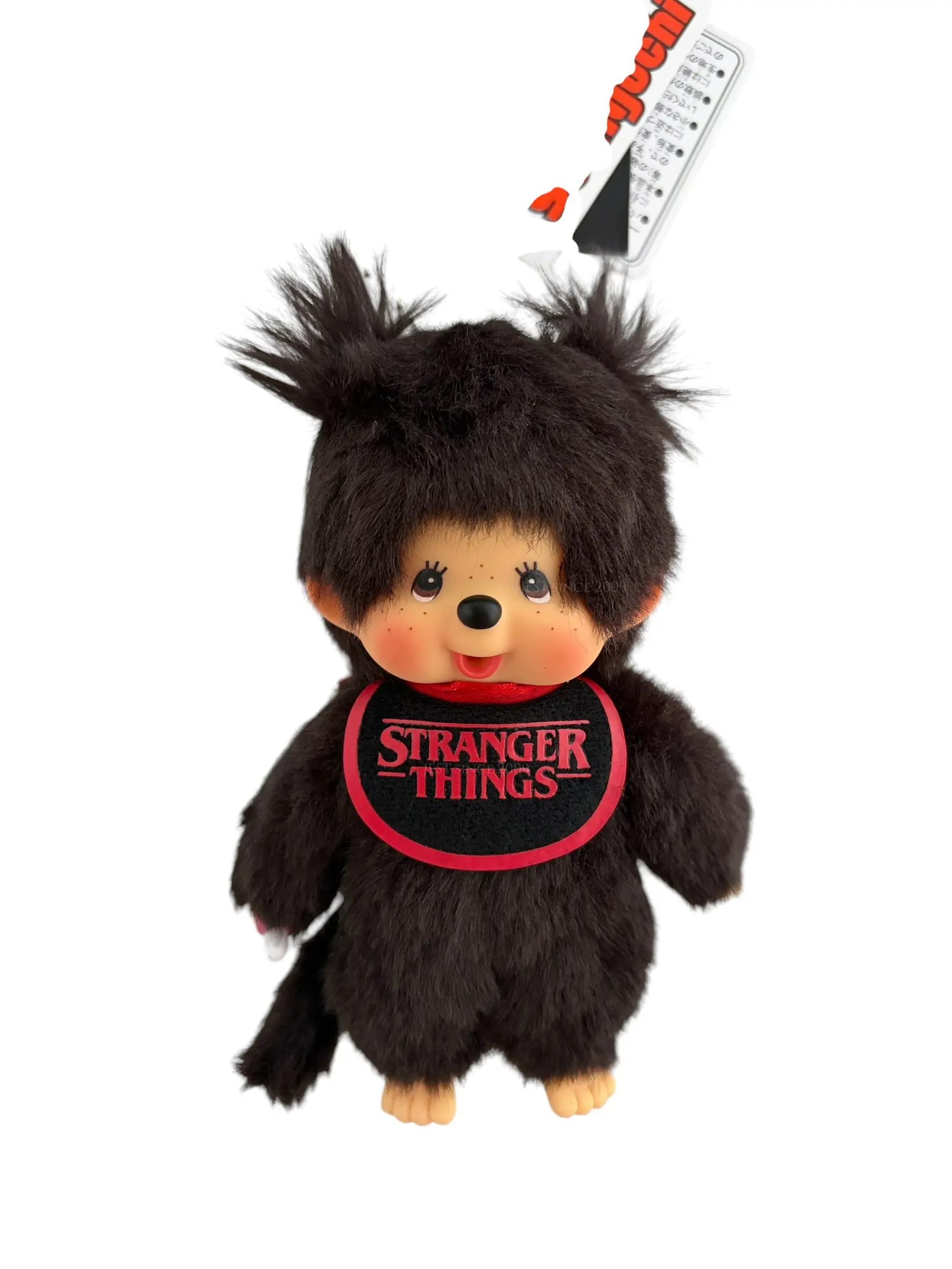 【現貨】怪奇物語 x Monchhichi 超人氣聯名吊飾(206032/黑/女孩/吊飾/掛件/雙馬尾/聯名款/蒙奇奇/平行輸入)