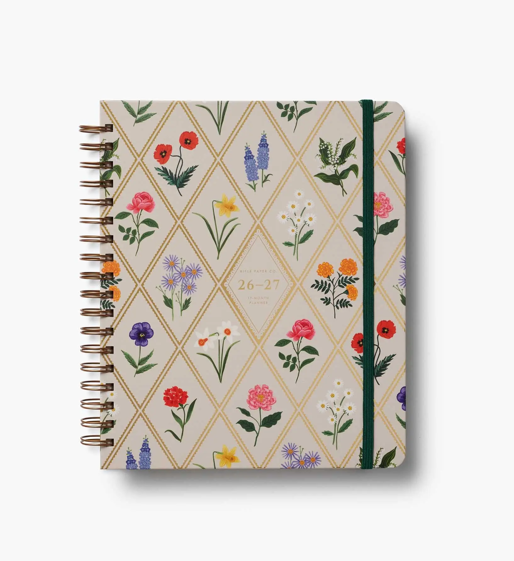 2027美國 RIFLE PAPER 線圈日誌/ 硬殼/ 17個月/ Garden Study