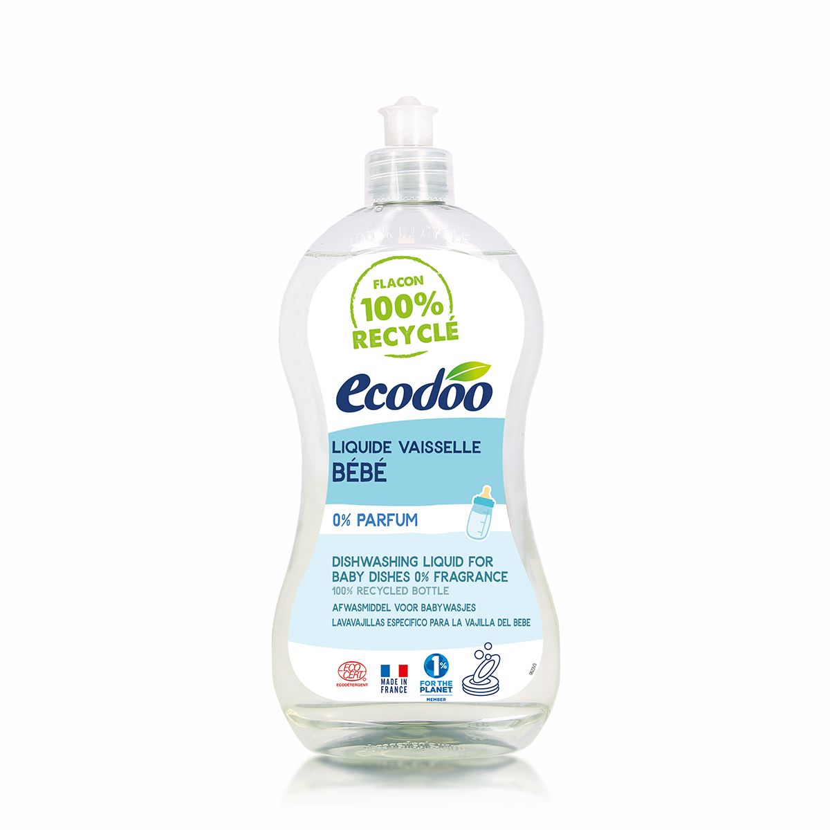 Ecodoo易可多 環保洗碗精-無香料(敏弱型、寶寶、寵物適用) 500ml