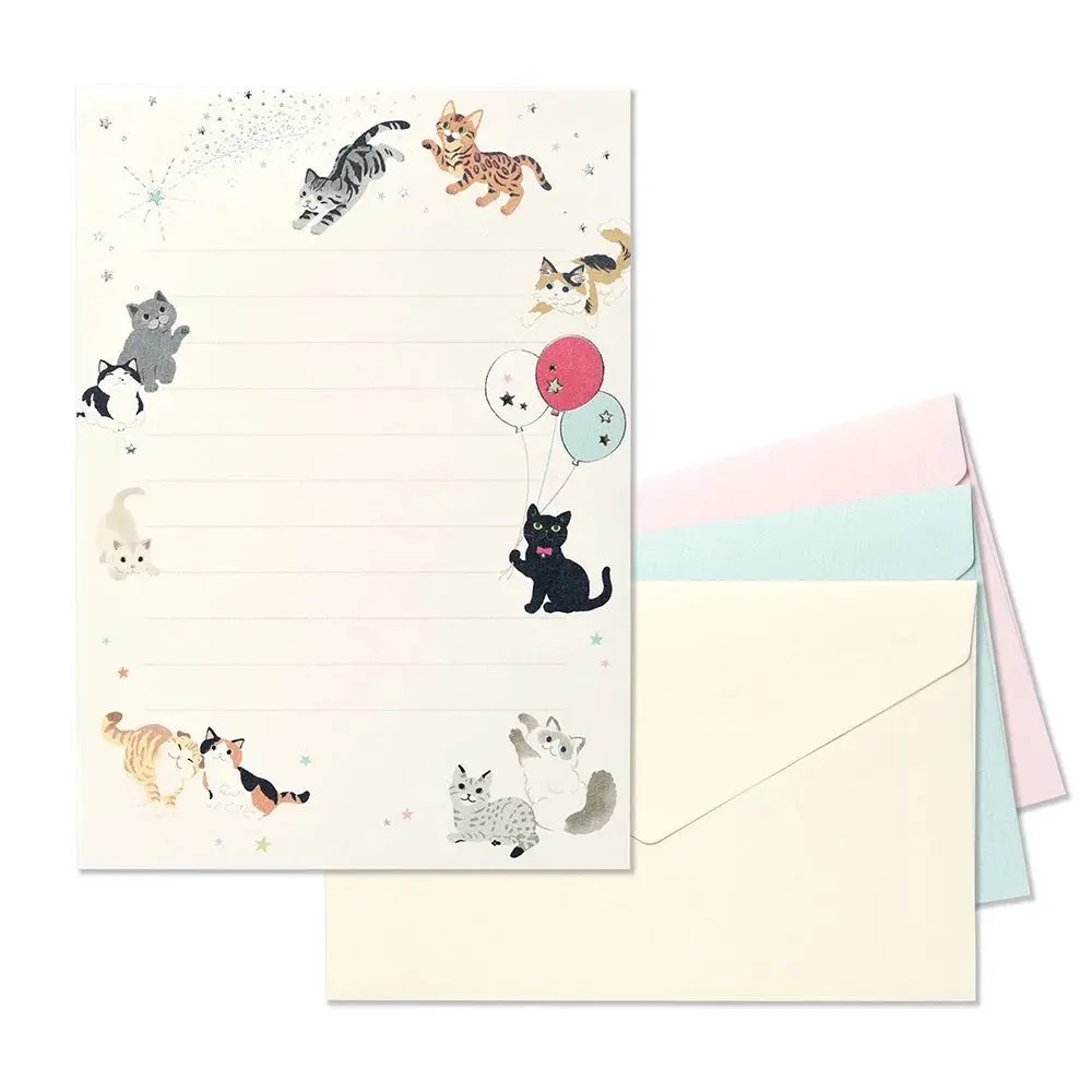 日本 G.C.PRESS 信封信紙組/ 我的貓